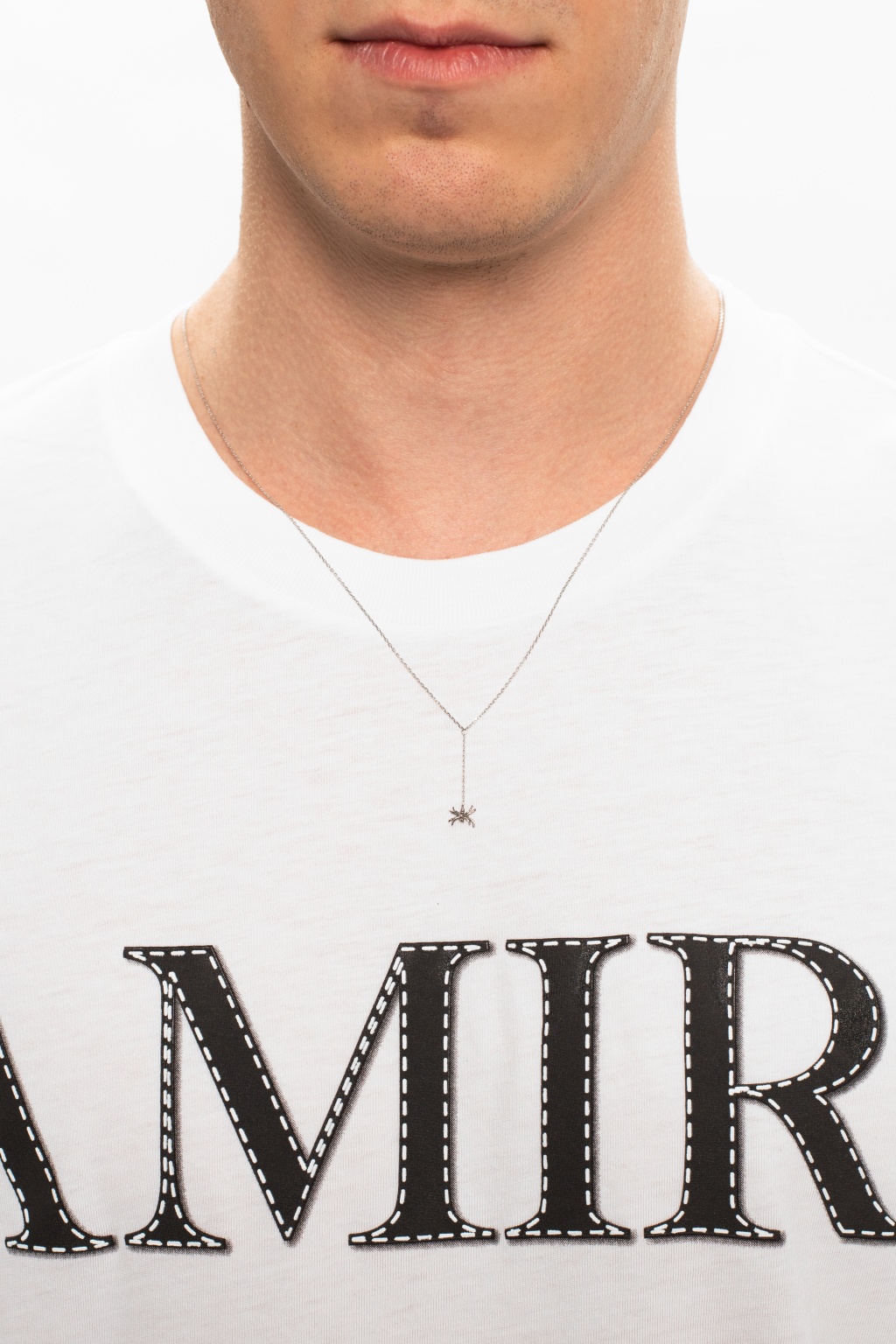 undercover silver pick necklace-